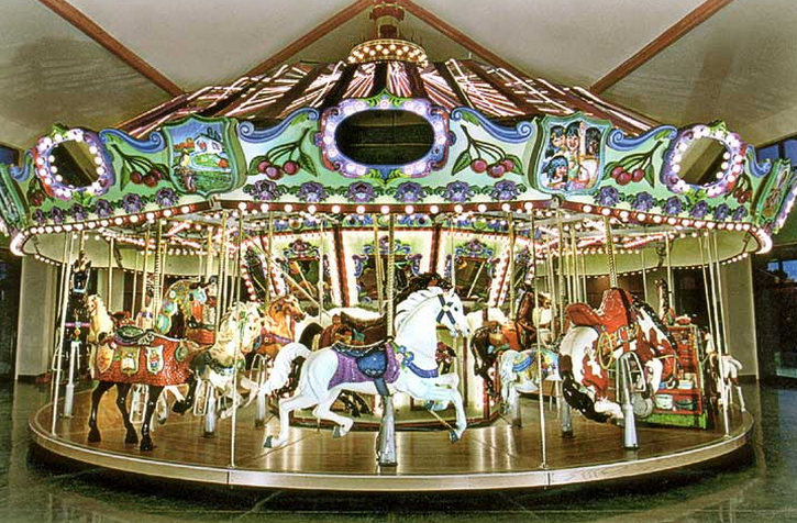 theme park carousel