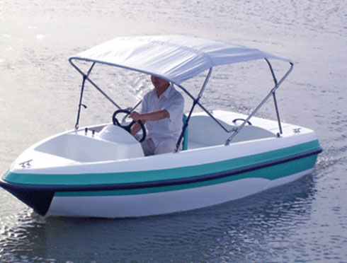 3 Person electric motor paddle boats