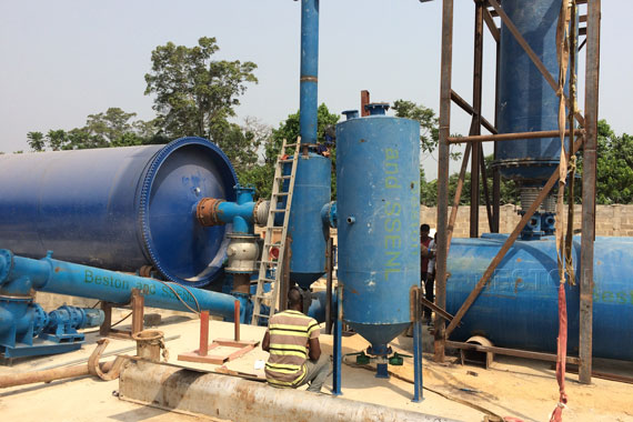 Tyre Pyrolysis Plant