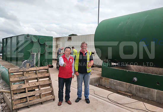 Tyre Pyrolysis Plant in the UK