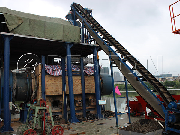 Beston sludge treatment carbonization equipment