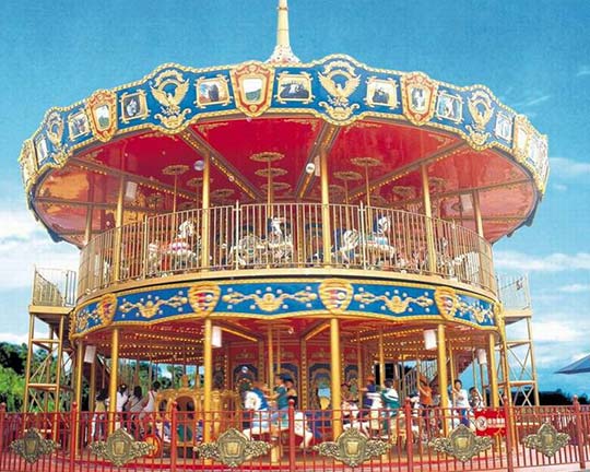 double decker carousel for sale