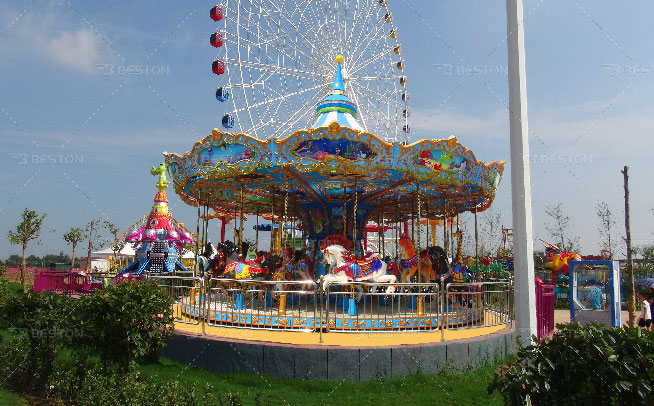 Kiddie carousel ride